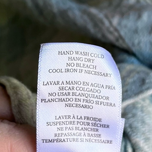 Rails Brady Long Sleeve Button Up Plaid Shirt in Sage Green Yellow Lemon Size XS - Picture 8 of 10